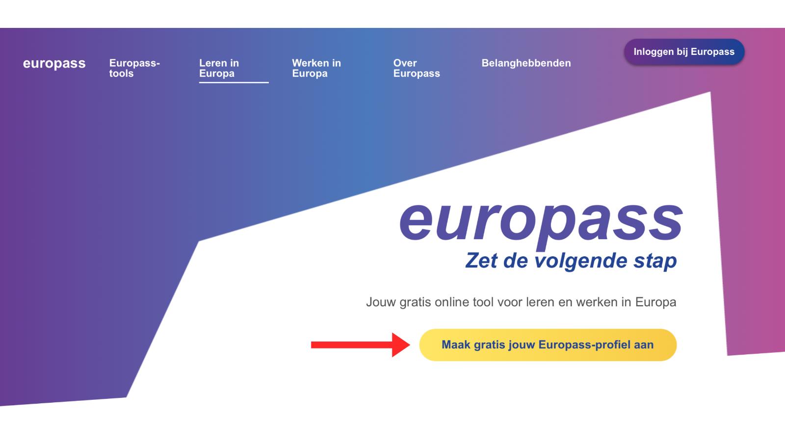 Europass homepage