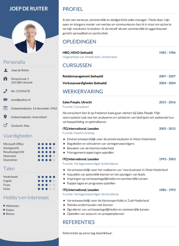 Cv Maken In 3 Stappen Invullen En Direct Je Cv Downloaden